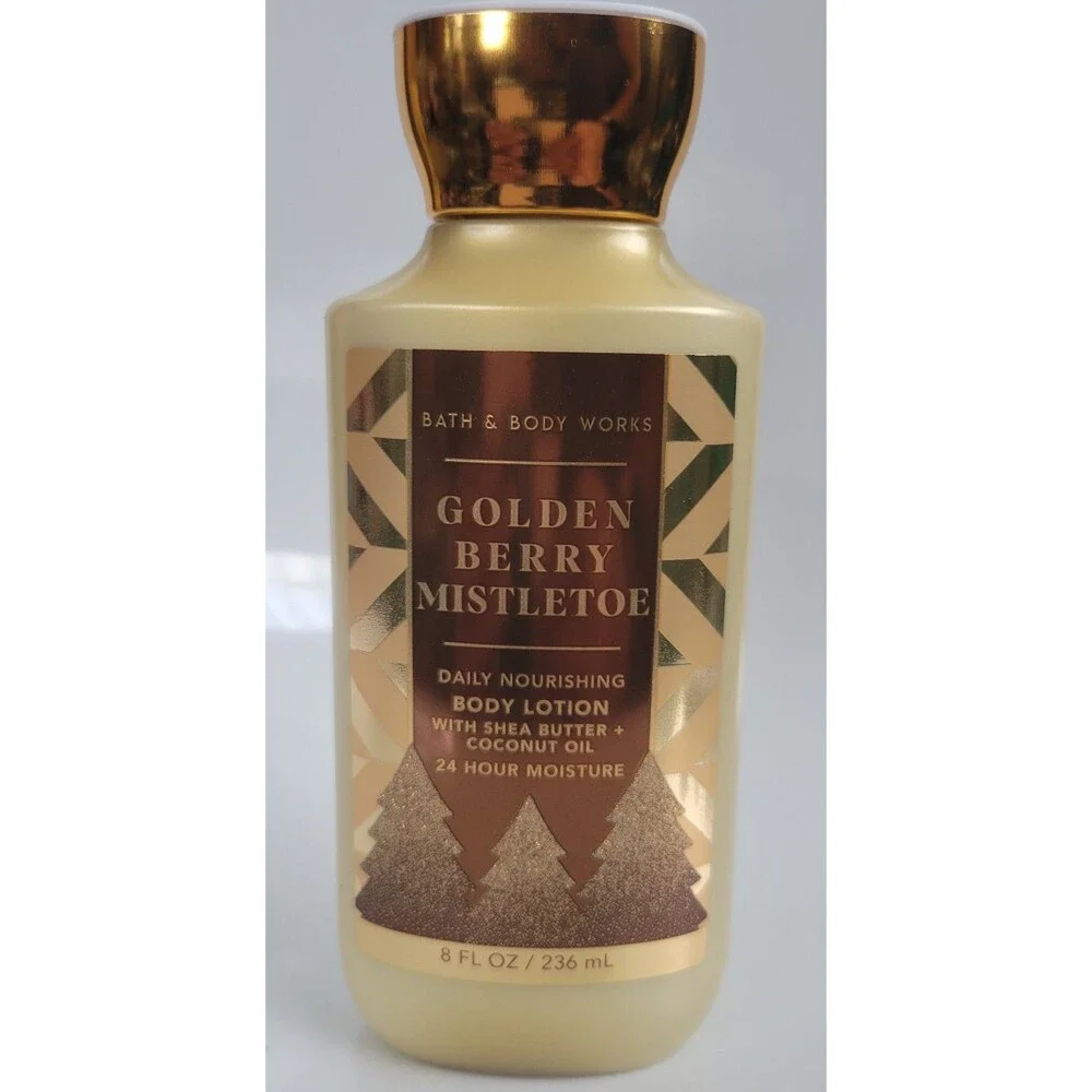 Bath & Body Works Golden Berry Mistletoe Daily Nourishing Body Lotion